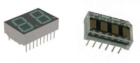 Avago’s numeric and dot-matrix displays Avago’s numeric and dot-matrix displays